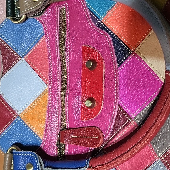 Patchwork Leather Bag - Picture 5 of 9